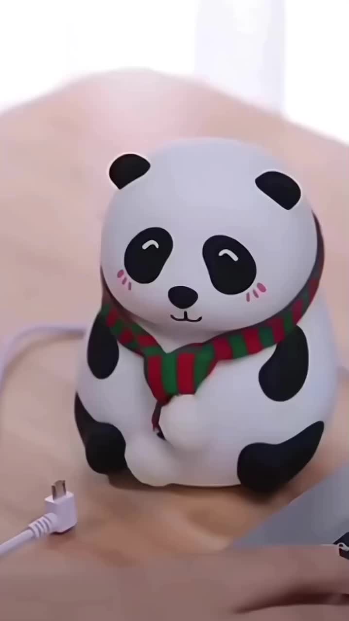 Panda Touch Silicone Night Lamp