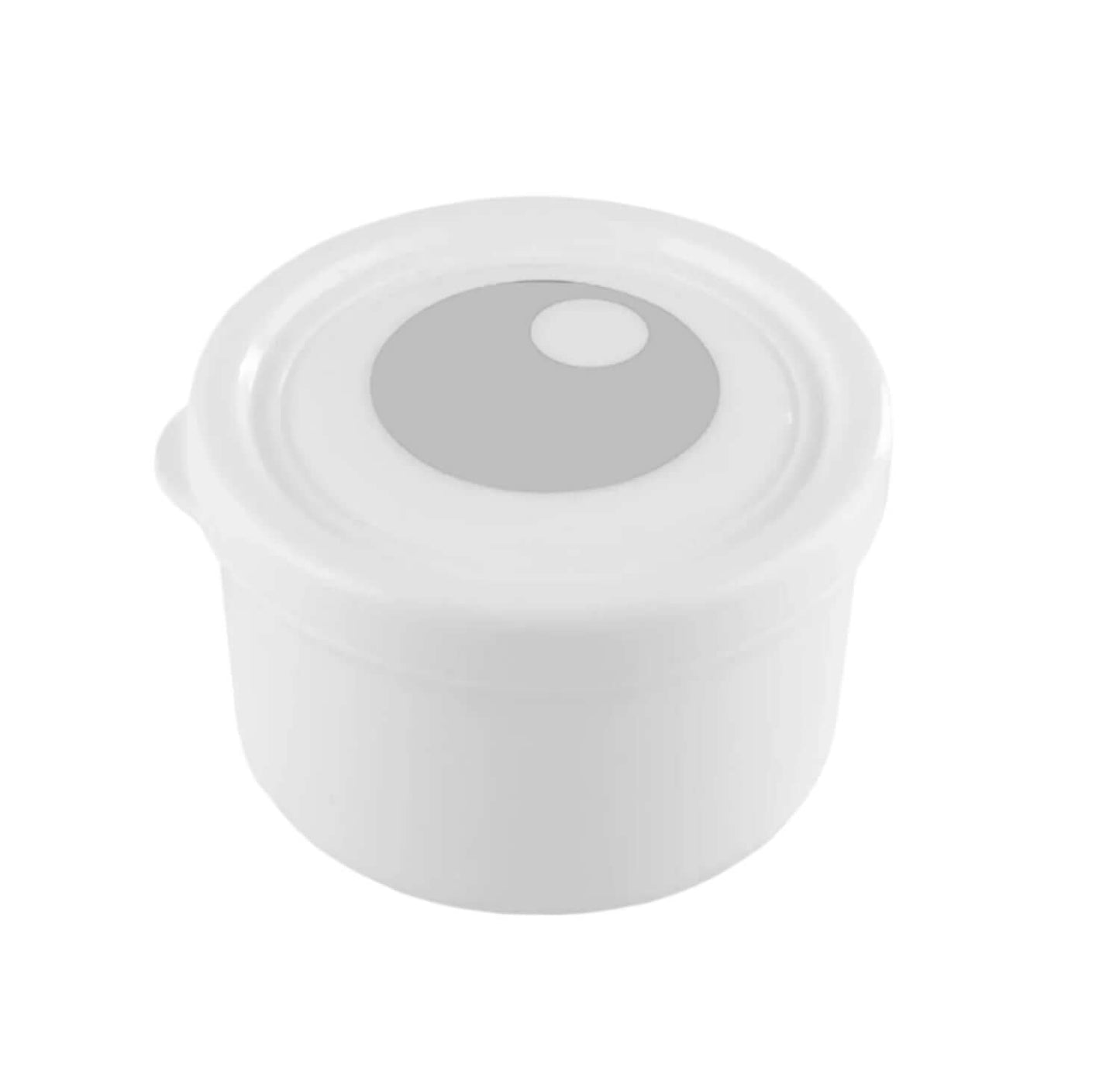 Close-up of Poppy Dino Eye Design on Lid – Premium Stainless Steel Lunch Box for Kids with Fun and Friendly Look