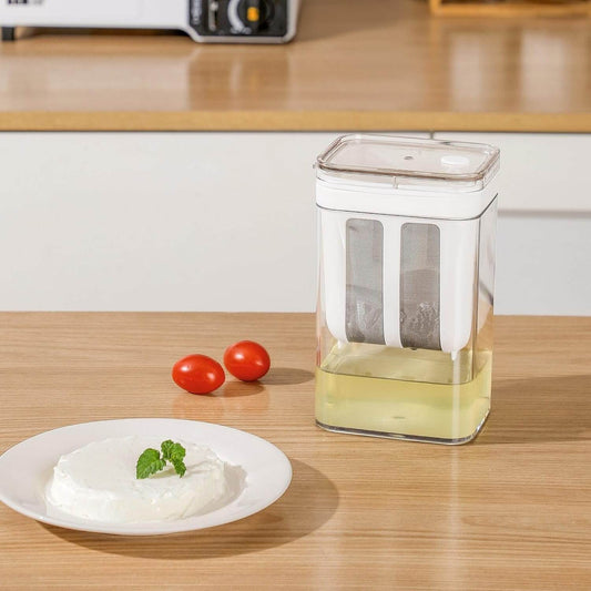 hung curd maker ,yogurt strainer 1100 ml ,greek yogurt maker,homemade paneer strainer,BPA-free yogurt strainer,kitchen tools for curd,eco-friendly yogurt maker,yogurt strainer for fridge ,compact yogurt maker ,healthy cooking gadgets ,reusable curd strainer