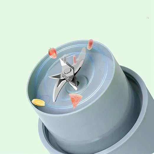 Portable Electric Blender – Multifunctional Juicer with Wireless Charging for Smoothies, Juices, Milkshakes & Ice Crushing