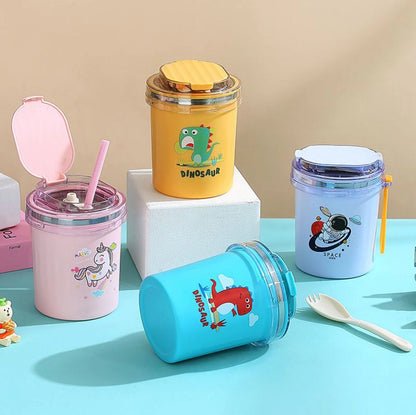 2 in 1 Steel Jar with sipper